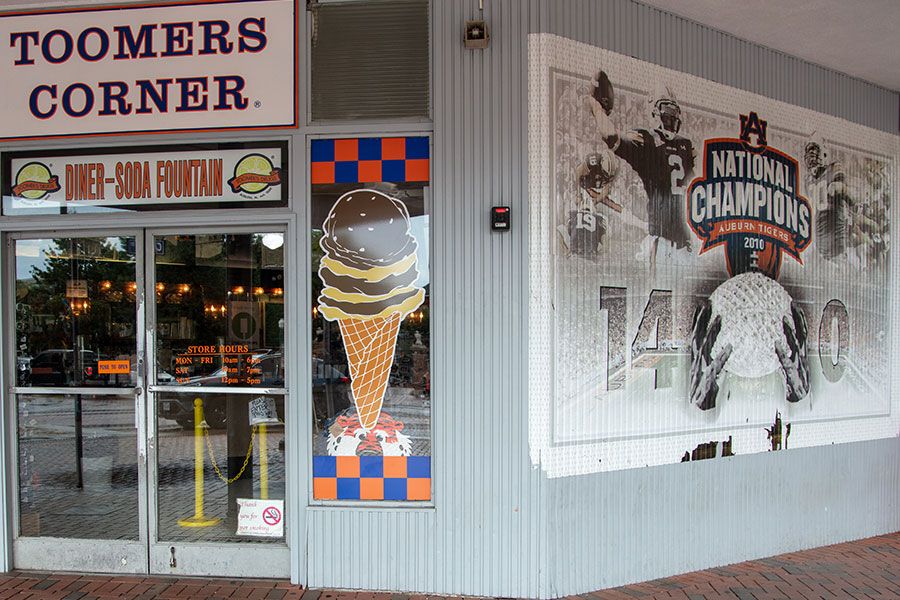 Auburn Tigers National Champions Mural in Auburn, AL