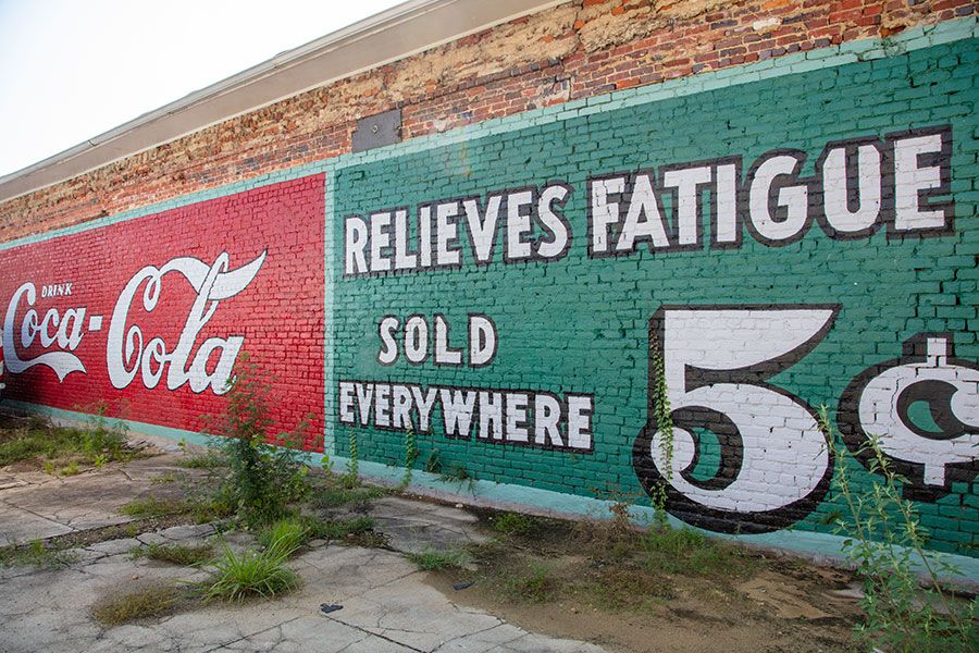 Coca-Cola Mural in Selma, Alabama